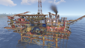【RUST】ラージオイルリグの攻略詳細 隠し箱の場所【Large Oil Rig】キーカードパズル | れぺぱん
