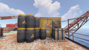 【RUST】スモールオイルリグの攻略詳細【Small Oil Rig】キーカードパズル | れぺぱん