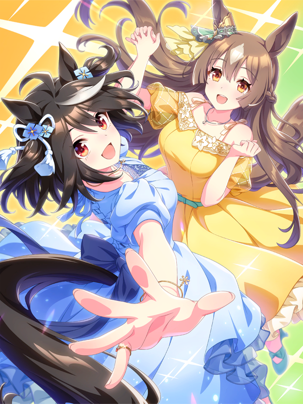 【ウマ娘】購入特典 SSR [2人のバウンス・シャッセ]キタサンブラックのスキル 持続時間&詳細 サポートカード【プリティーダービー】