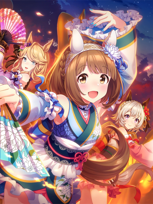 【ウマ娘】イベント限定 SSR [宵照らす奉納舞]ユキノビジンのスキル 持続時間&詳細 サポートカード【プリティーダービー】