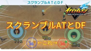 【イナイレV】スクランブルATとDF ステータス 計算式【攻略】